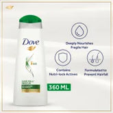 400 ML Dove Shampoo Nourishing Oil Care