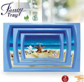 Fancy Tray 3 Pcs Set / Tea Tray Premium quality