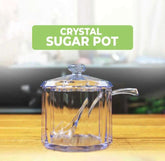 Crystal Sugar Pot 100% Pure Quality Materia