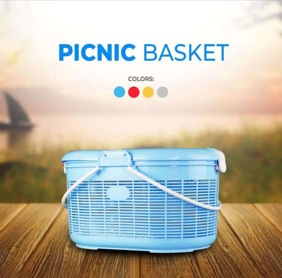 Carry Basket/Picnic Basket Plastic hamper