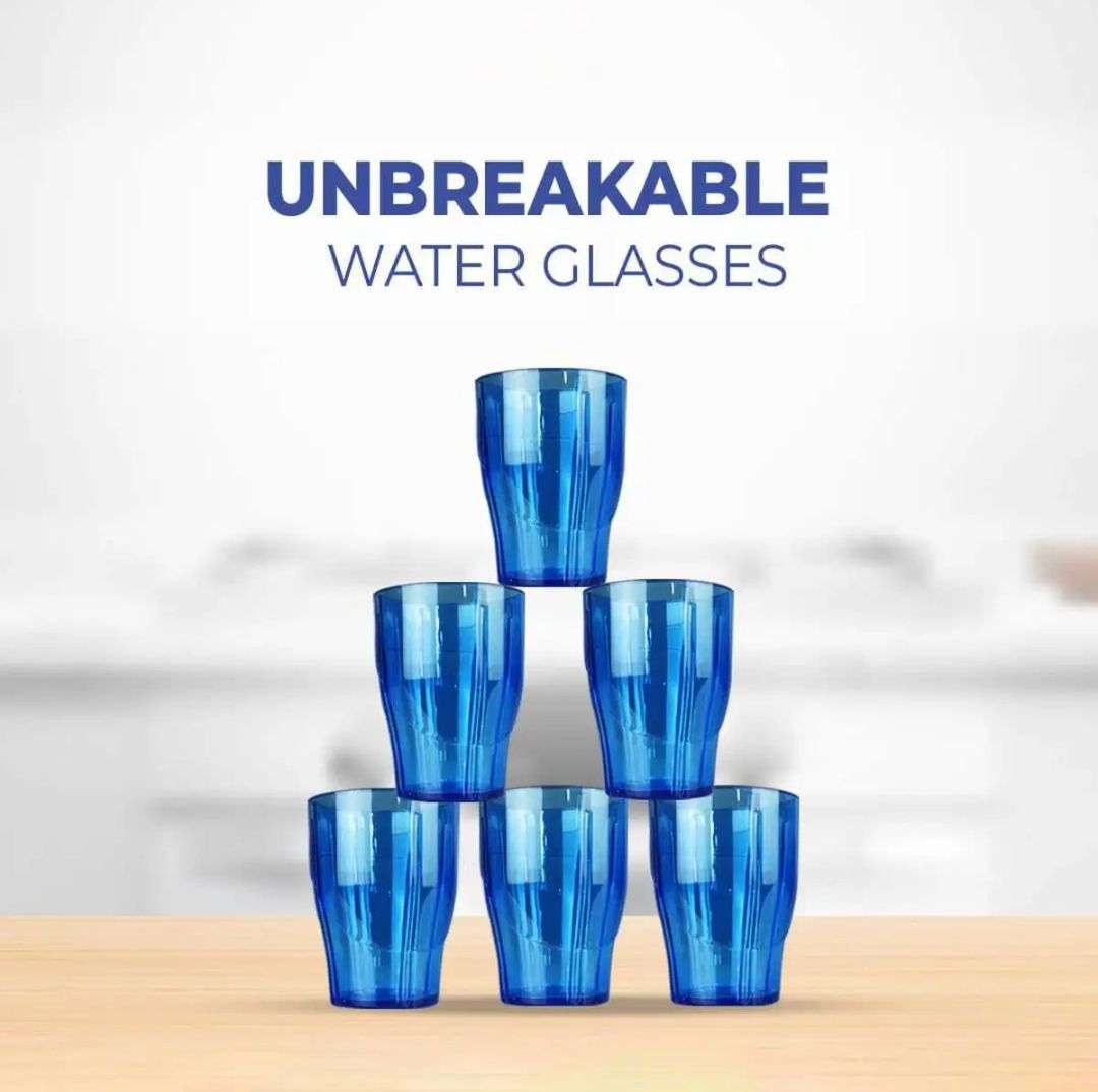 Pack Of 6 Beautiful Unbreakable Acrylic